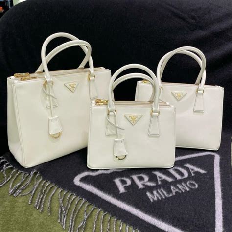 prada double bag size comparison|Prada galleria bag costco.